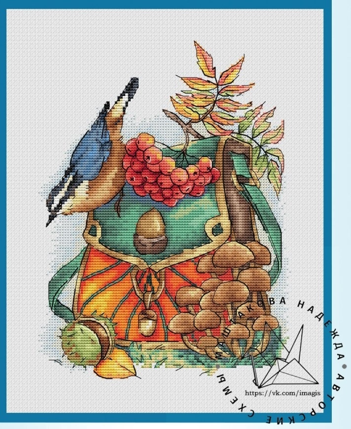 The Seasons. Autumn Cross Stitch Pattern фото 1