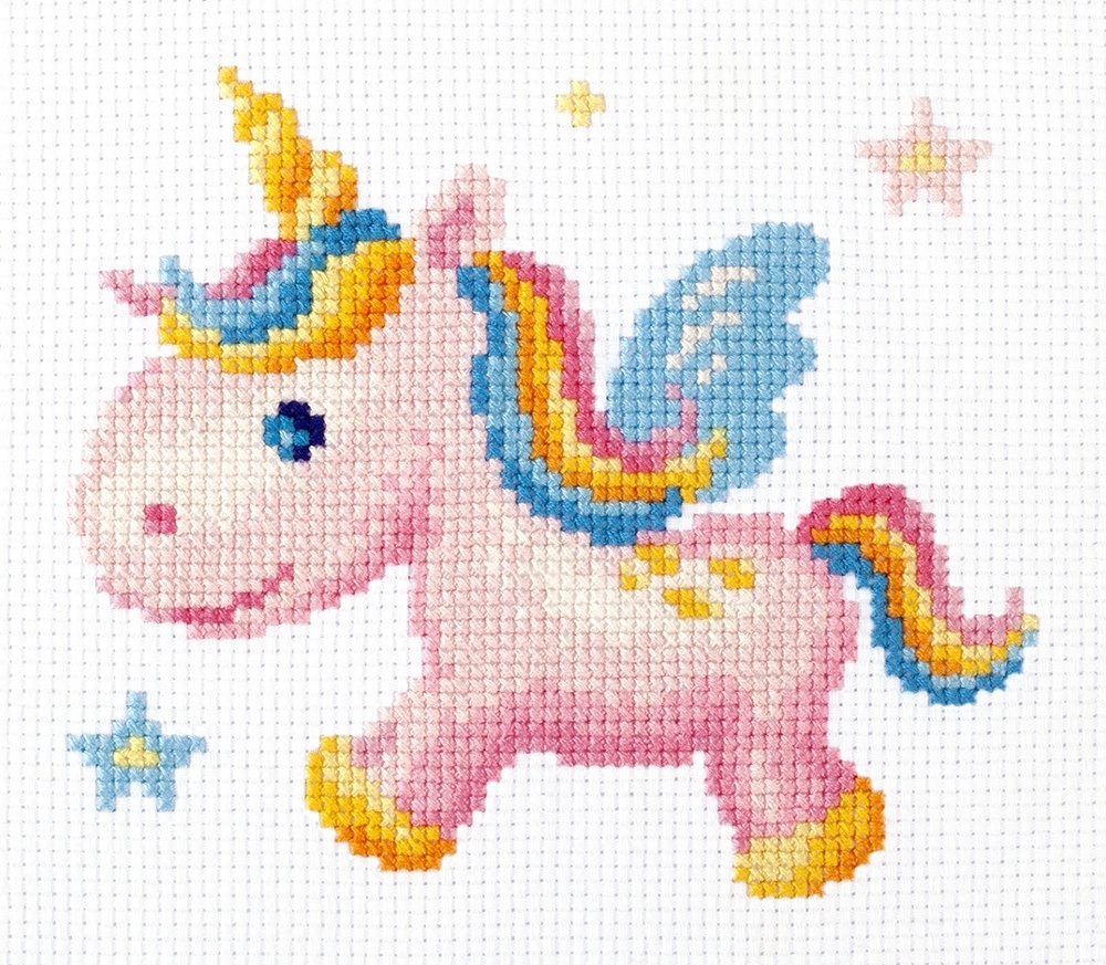 Rainbow Unicorn Cross Stitch Kit фото 3