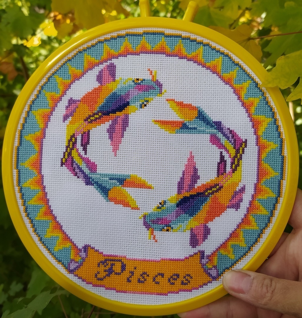 Pisces 1 Cross Stitch Pattern фото 3