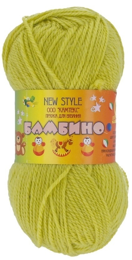 Kamteks Bambino 35% merino wool, 65% acrylic, 10 Skein Value Pack, 500g фото 42
