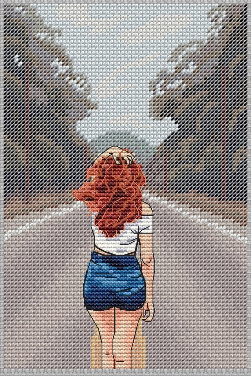 The Road to the Dream Cross Stitch Pattern фото 1