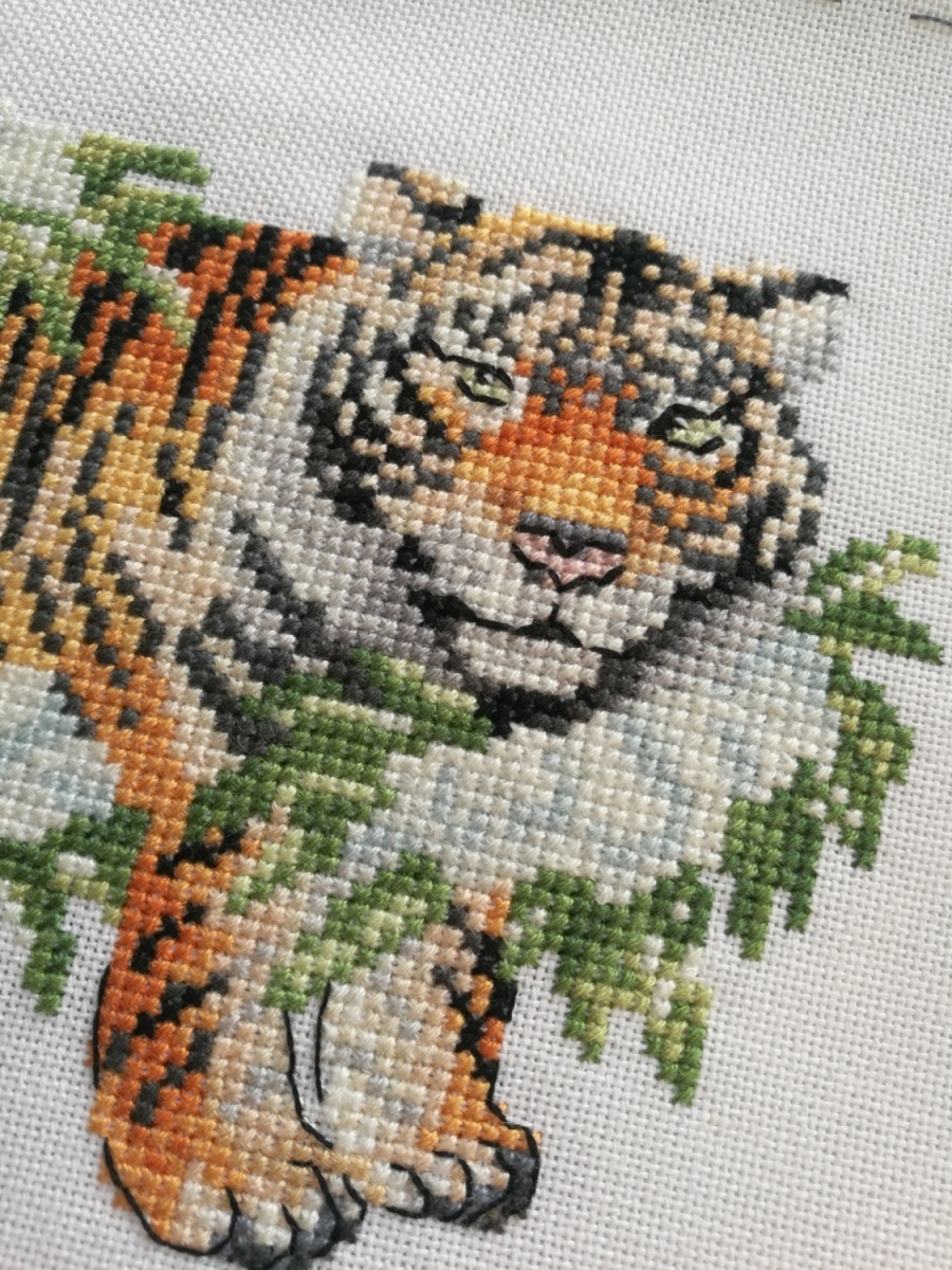 Siberian Tiger Cross Stitch Pattern фото 4