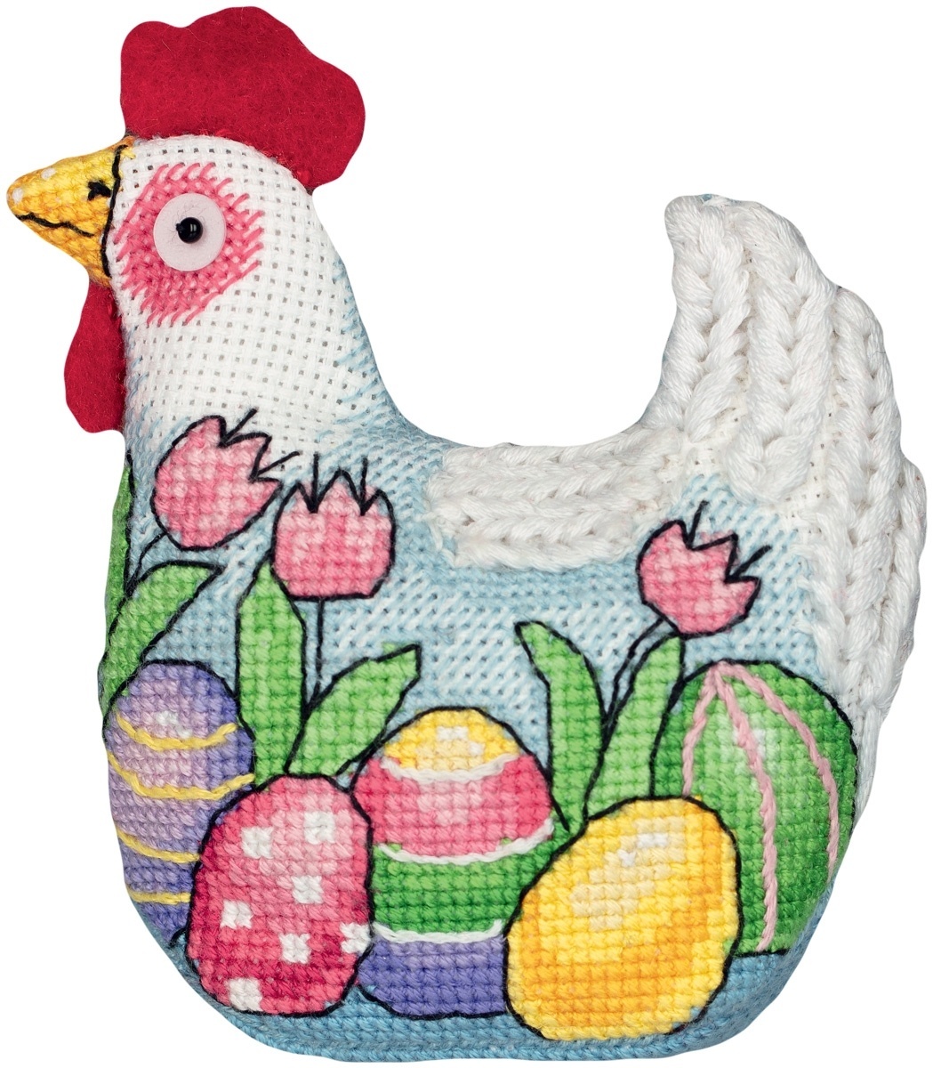 Toy. Easter Chicken Cross Stitch Kit фото 1