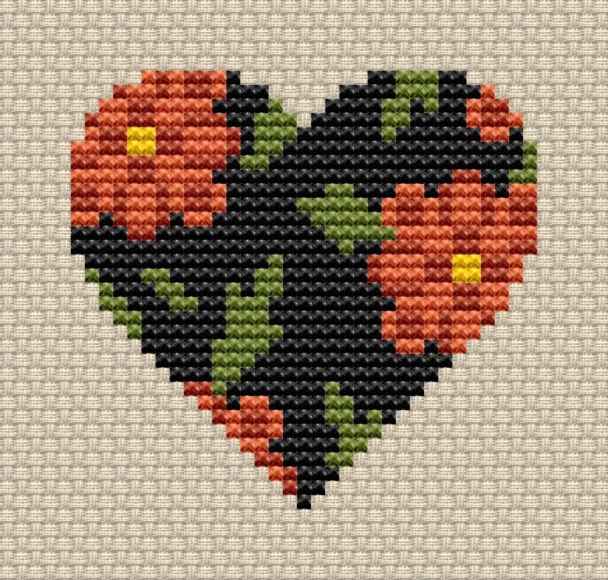 Heart 4 Cross Stitch Pattern фото 1