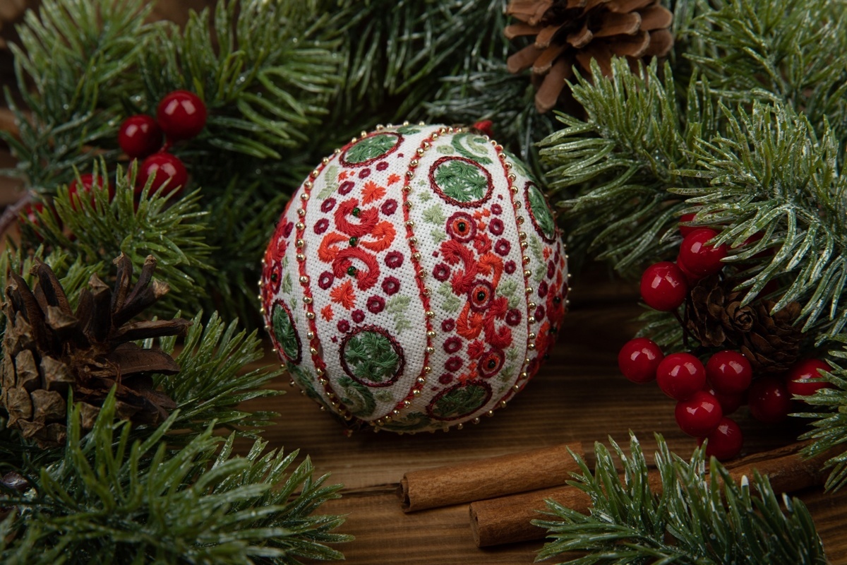Christmas Ornament. Holiday Patterns Cross Stitch Kit фото 8