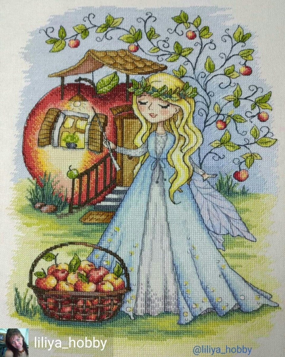 Summer Fairy Cross Stitch Pattern фото 2