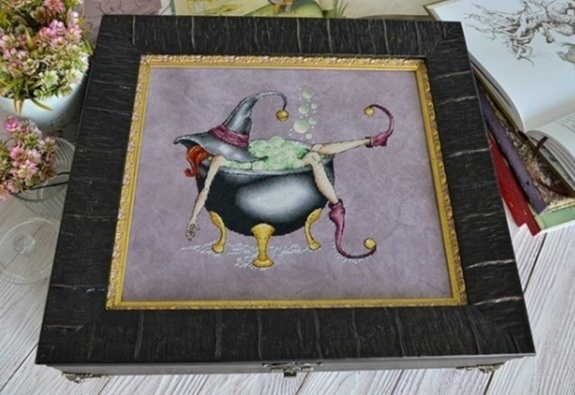 The Witch in the Cauldron Cross Stitch Pattern фото 10