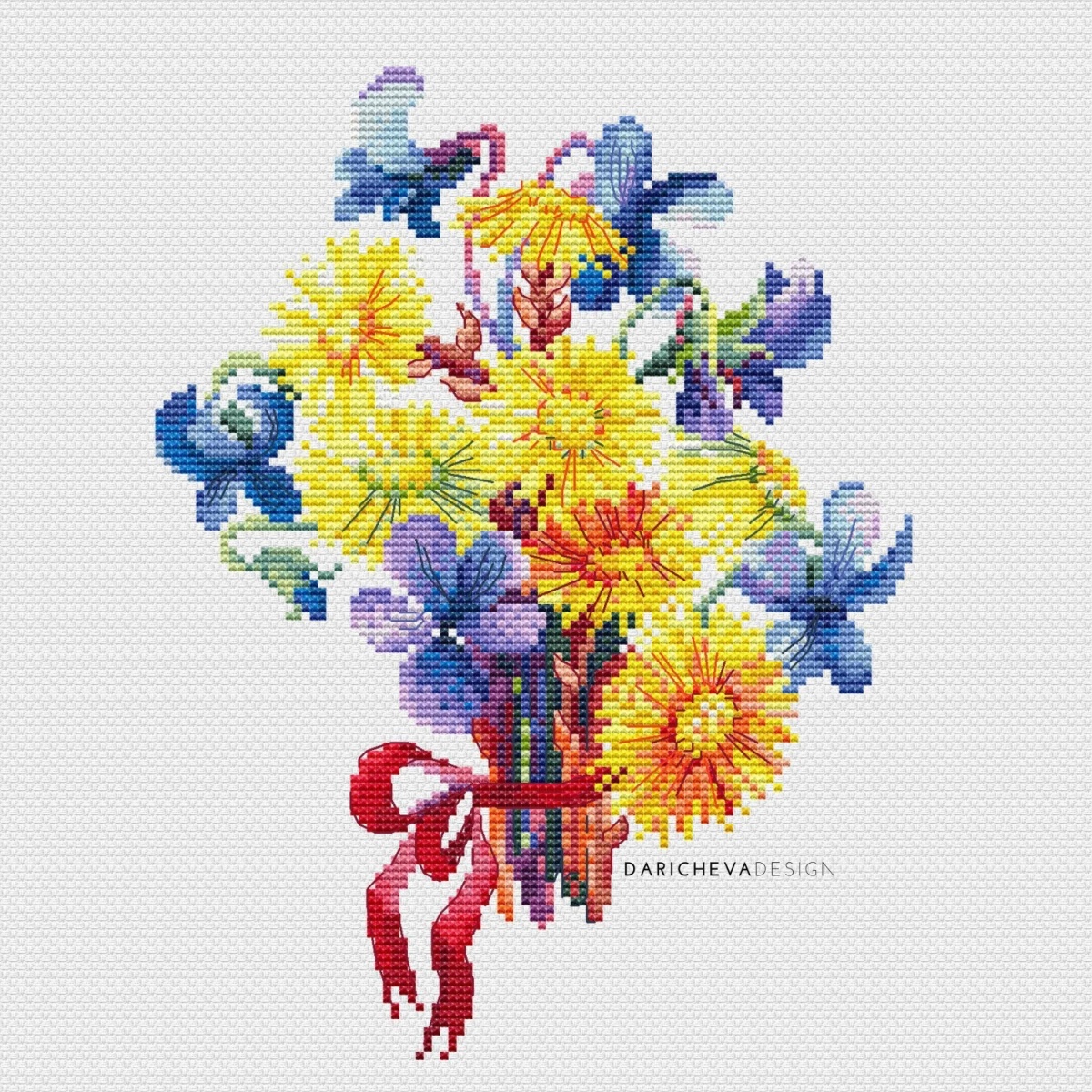 First Flowers Cross Stitch Pattern фото 3