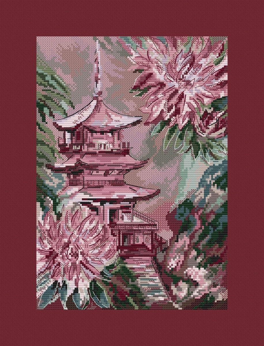 Oriental Motifs Cross Stitch Pattern фото 4