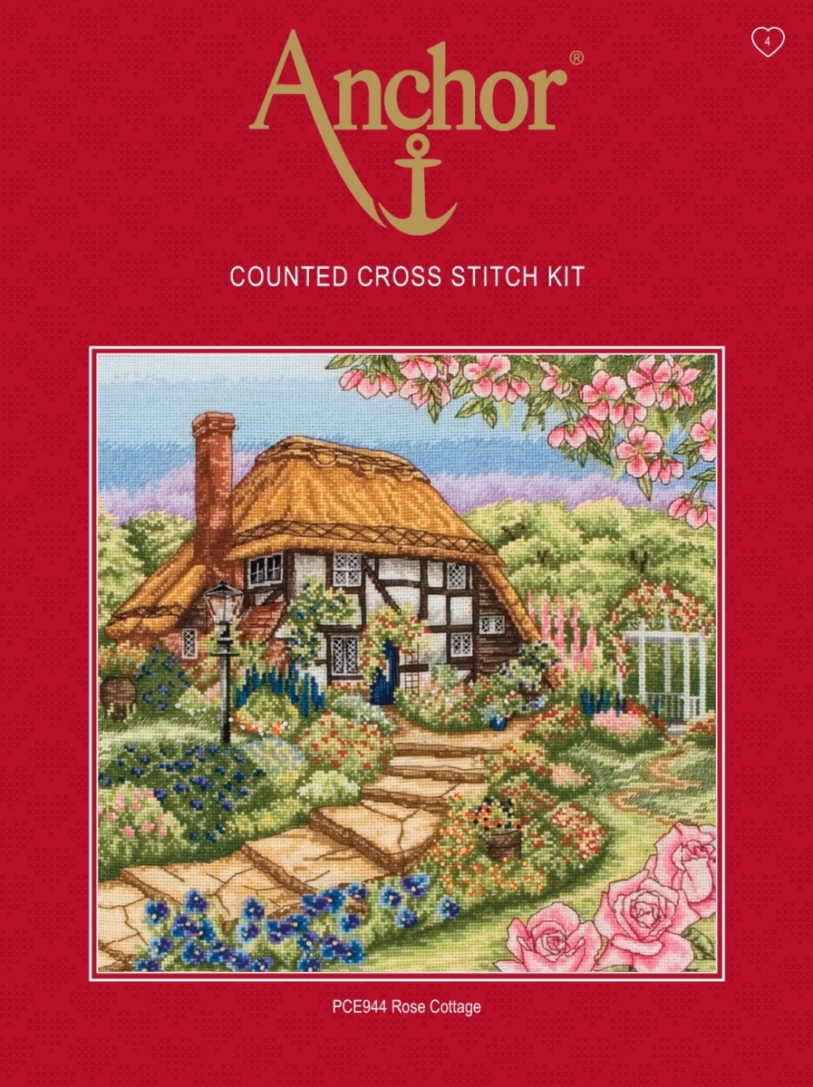 Rose Cottage Cross Stitch Kit фото 2
