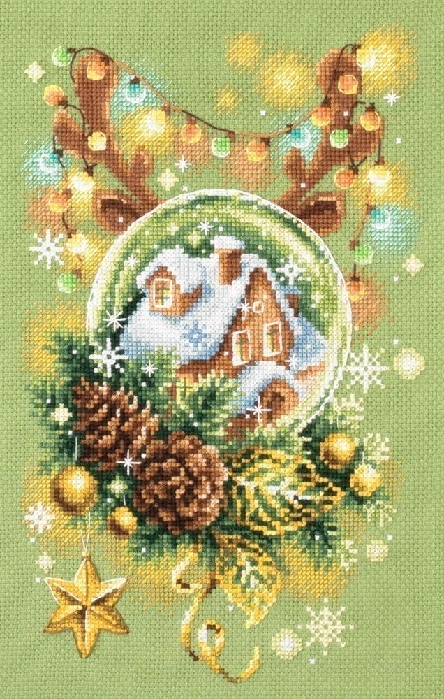 Light Christmas Cross Stitch Kit фото 3