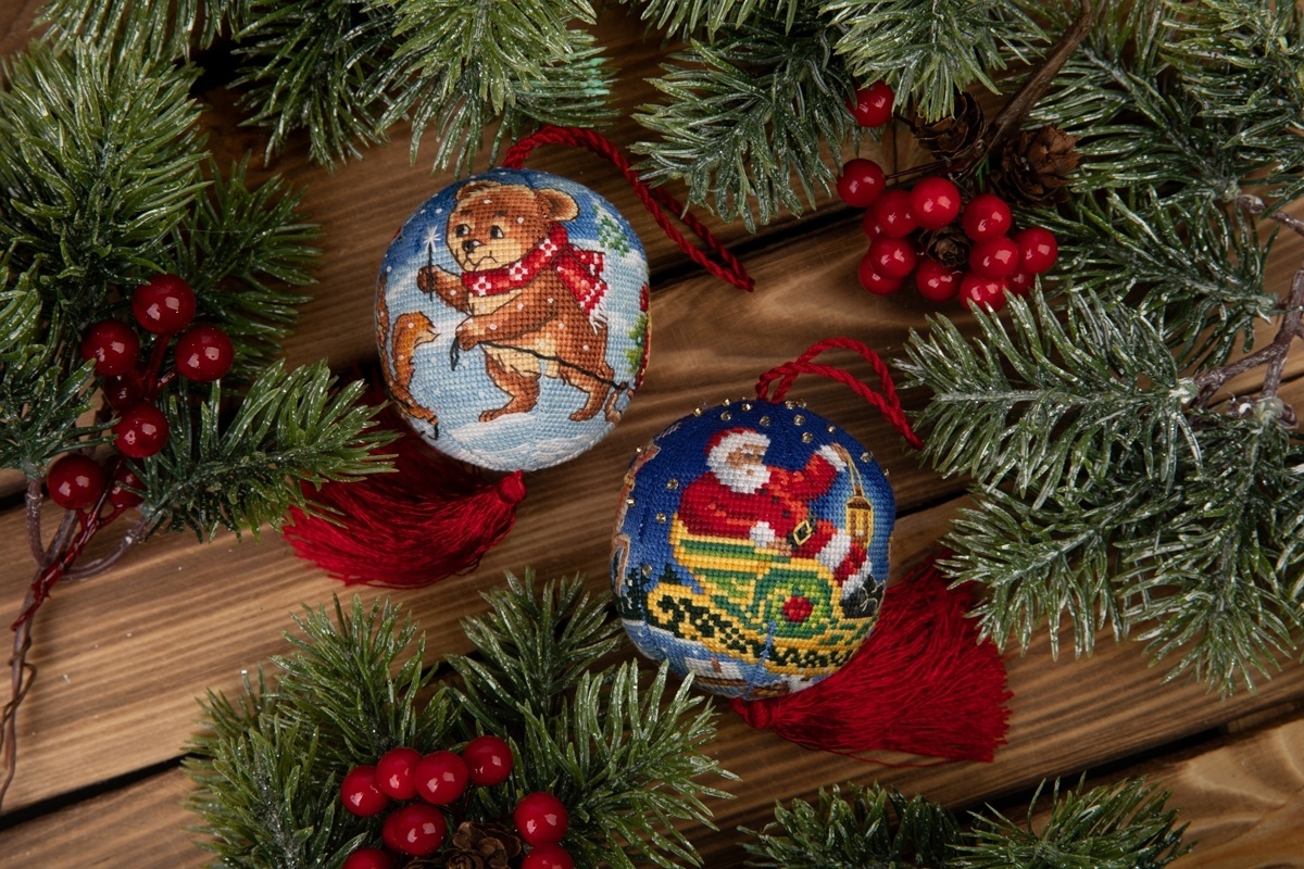 Christmas Ornament. Magic Night Cross Stitch Kit фото 8