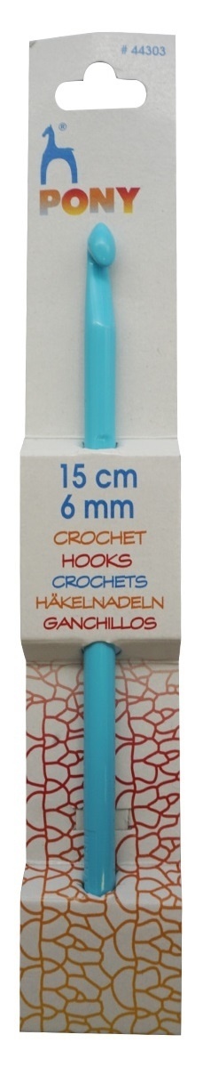 Children's crochet hook, 6,00 mm/ 15 cm фото 1