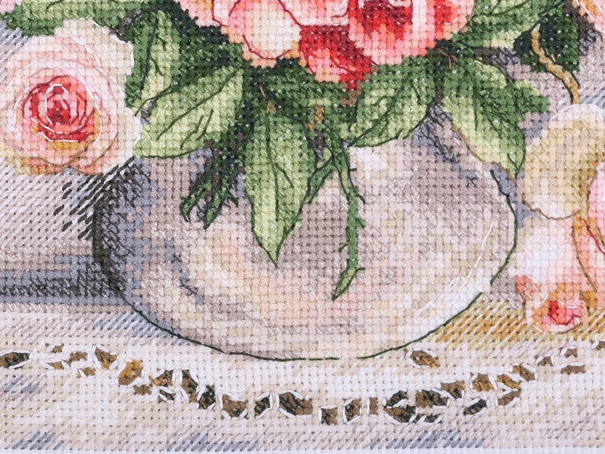 Bouquet of Roses Cross Stitch Kit фото 5