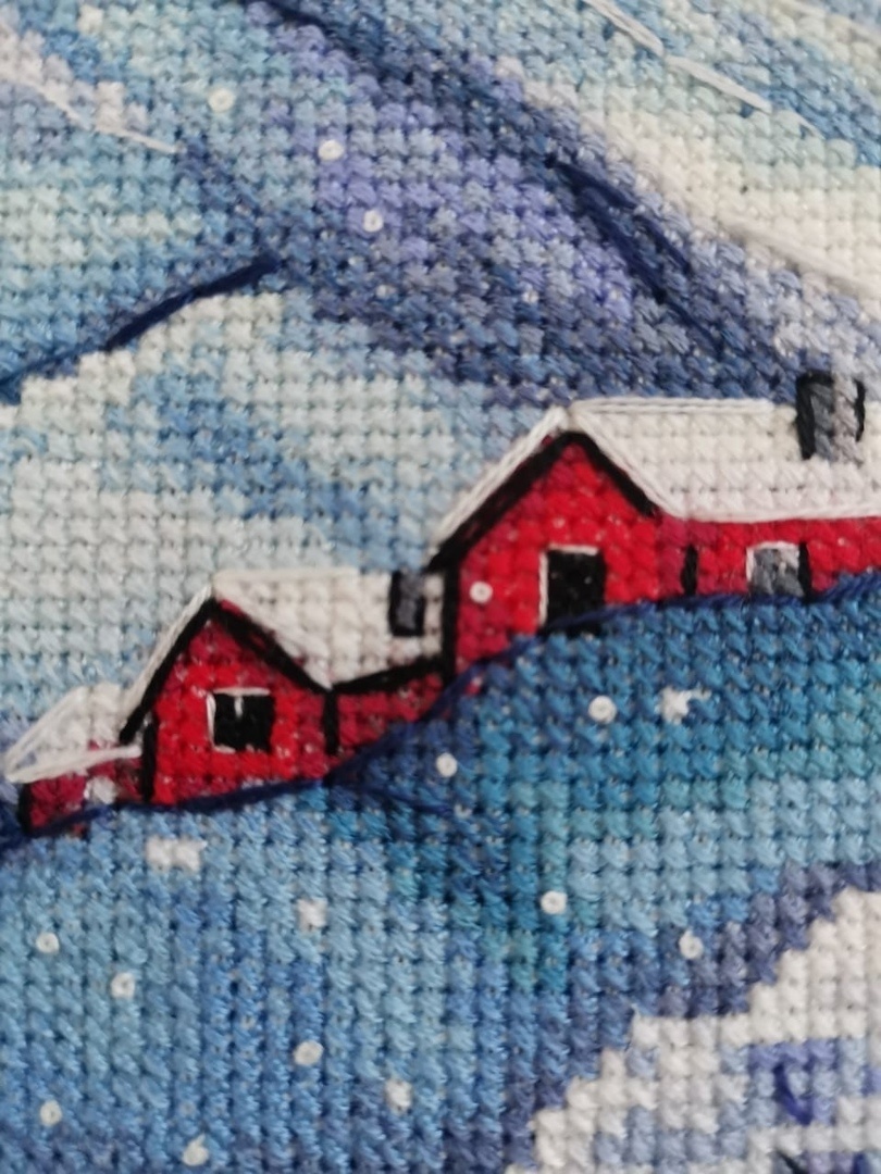 Snow Pass Cross Stitch Pattern фото 7