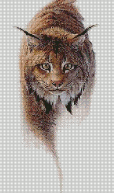 Lynx Walk Cross Stitch Pattern фото 1