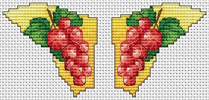 Currant Butterfly Cross Stitch Pattern фото 5