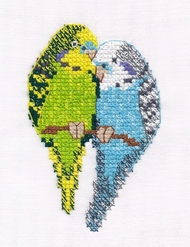 Parrots Cross Stitch Kit фото 1