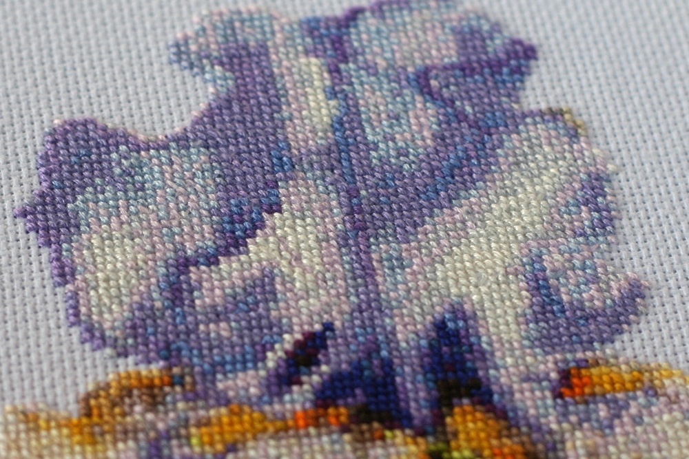 Tender Irises Cross Stitch Kit фото 4