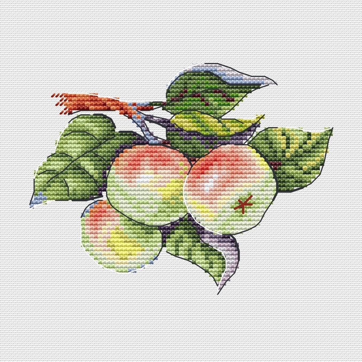 Garden Stories. Apples Cross Stitch Pattern фото 1