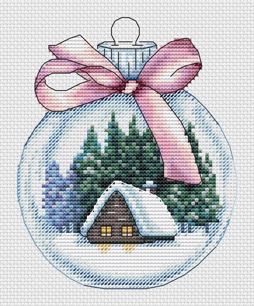 The Christmas Ball Cross Stitch Pattern фото 1