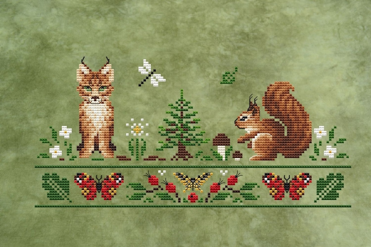 An Unexpected Meeting Cross Stitch Pattern фото 4