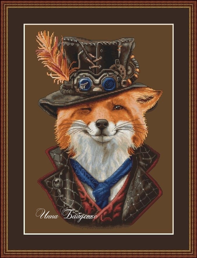 The Sly Fox Cross Stitch Pattern фото 1