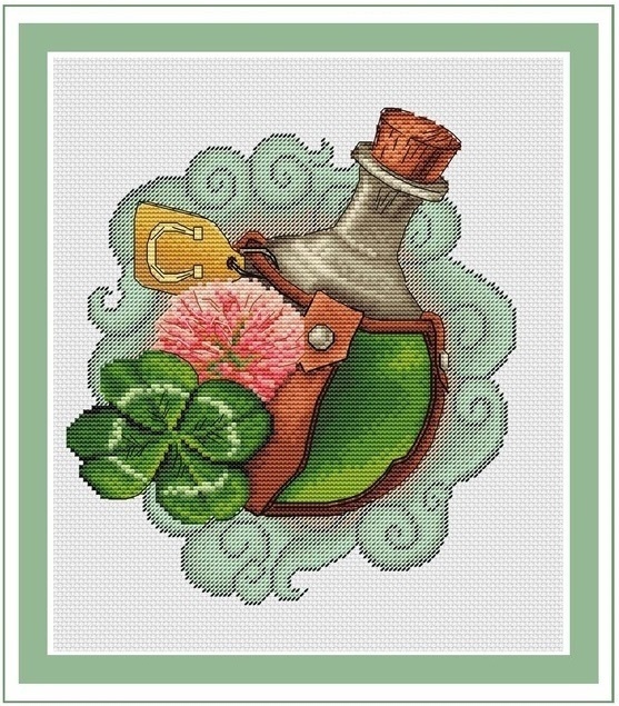 Elixir of Luck Cross Stitch Pattern фото 1