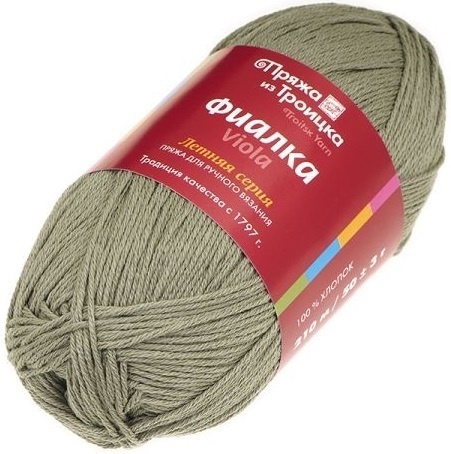 Troitsk Wool Violet, 100% Cotton 5 Skein Value Pack, 250g фото 6