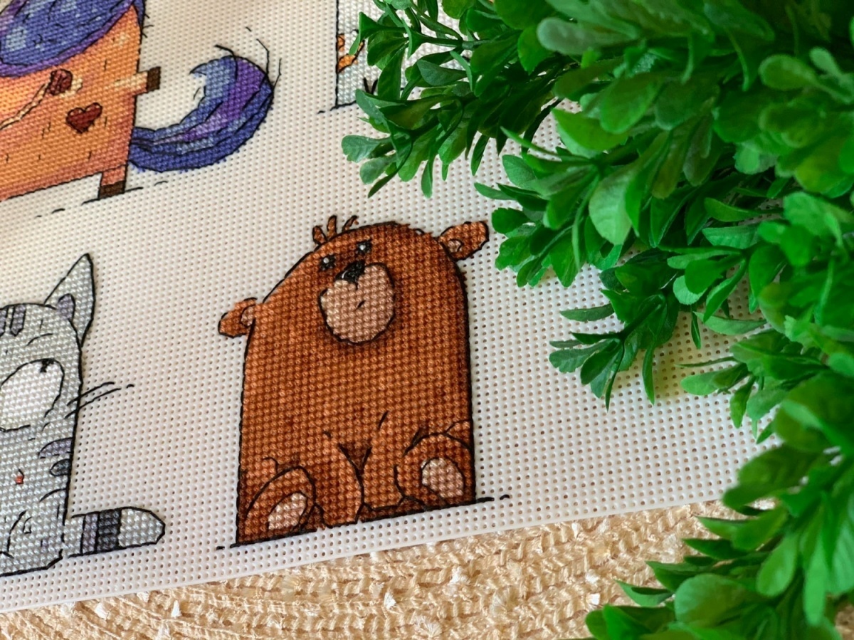 Brown Bear Cross Stitch Pattern фото 3