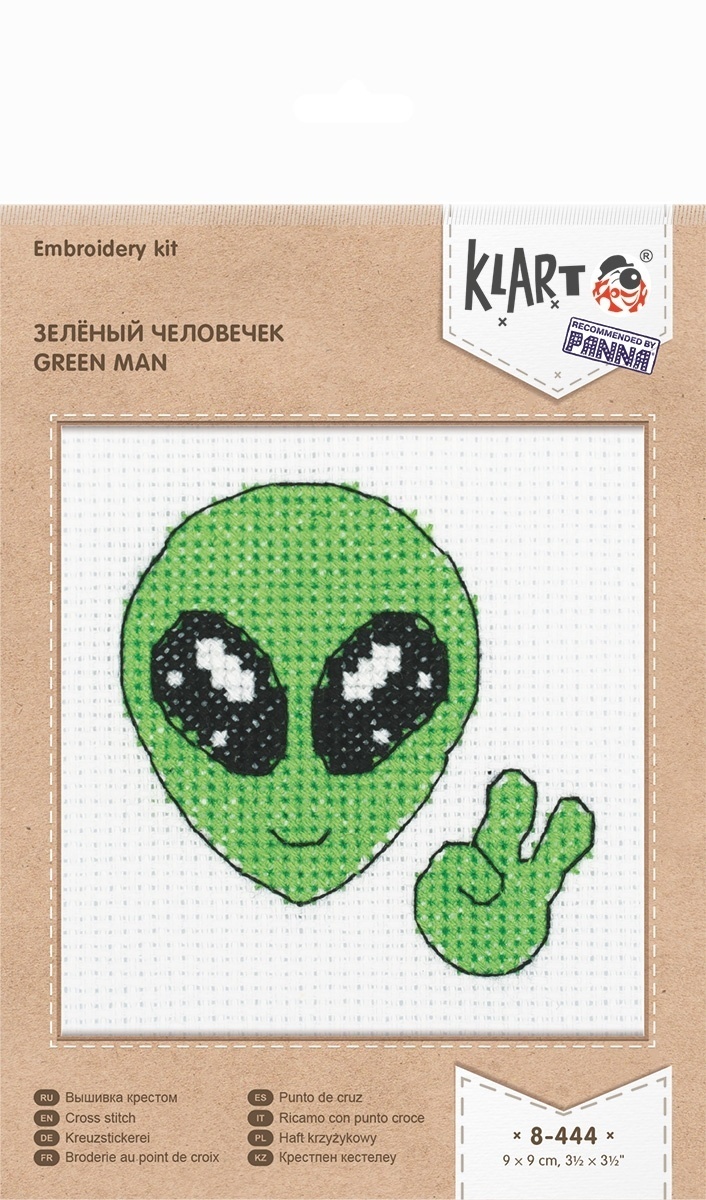 Green Man Cross Stitch Kit фото 2