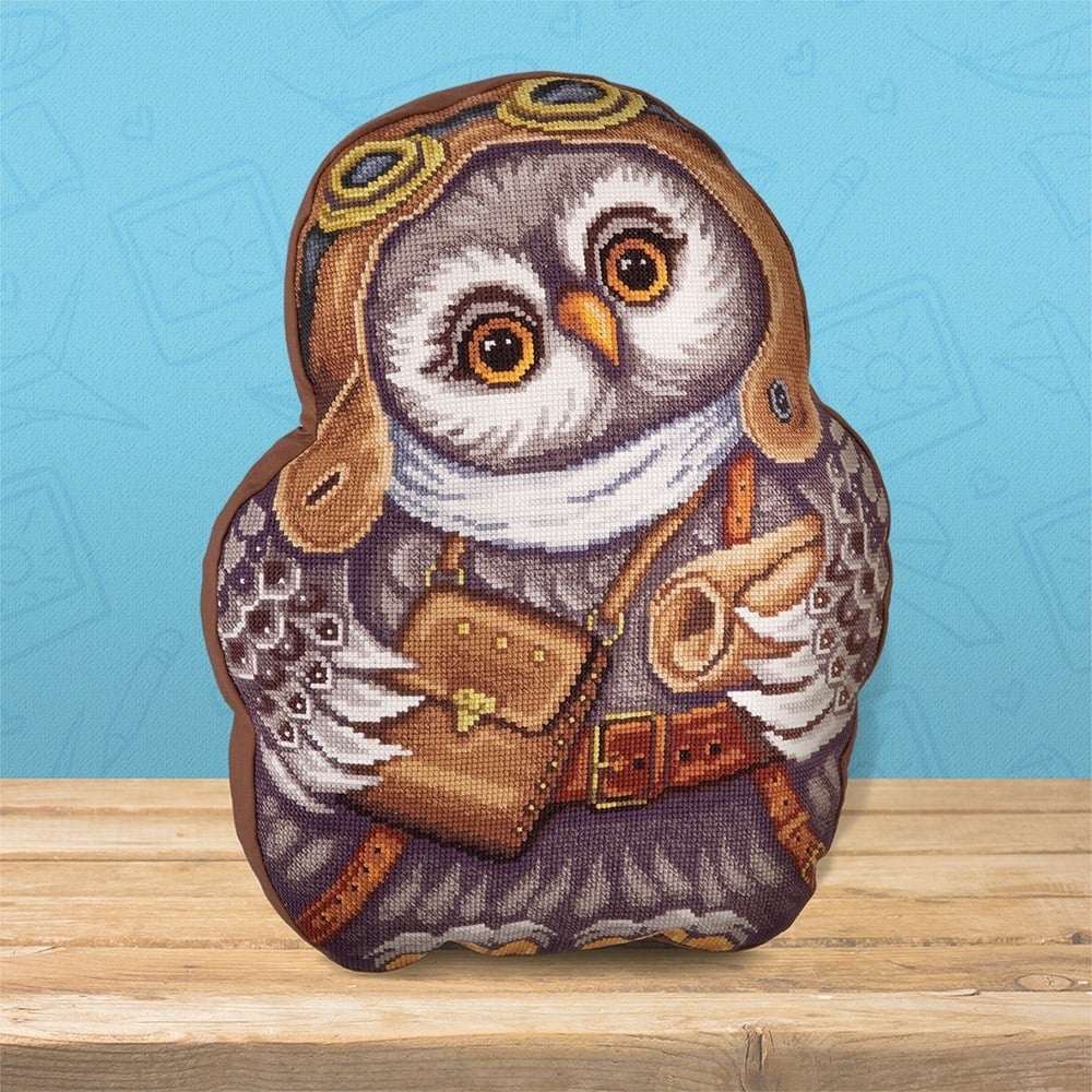 My Owlet Cushion Front Cross Stitch Kit фото 1