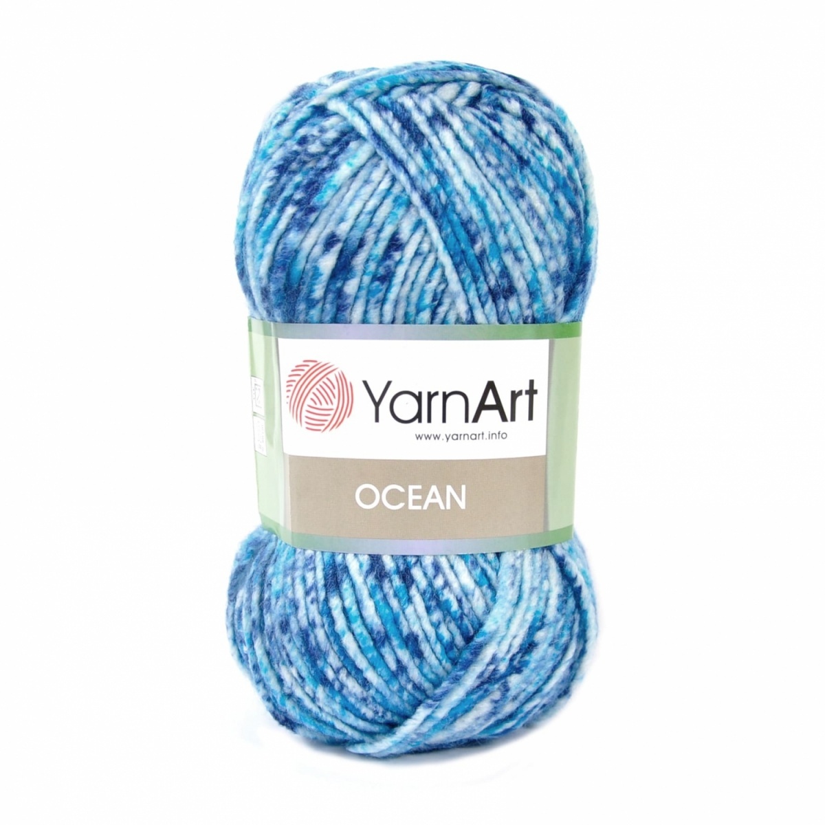 YarnArt Ocean 20% Wool, 80% Acrylic, 5 Skein Value Pack, 500g фото 1