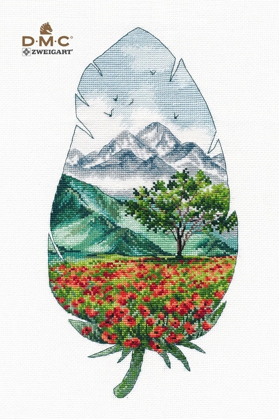 Mountain Landscape - 3 Cross Stitch Kit фото 1
