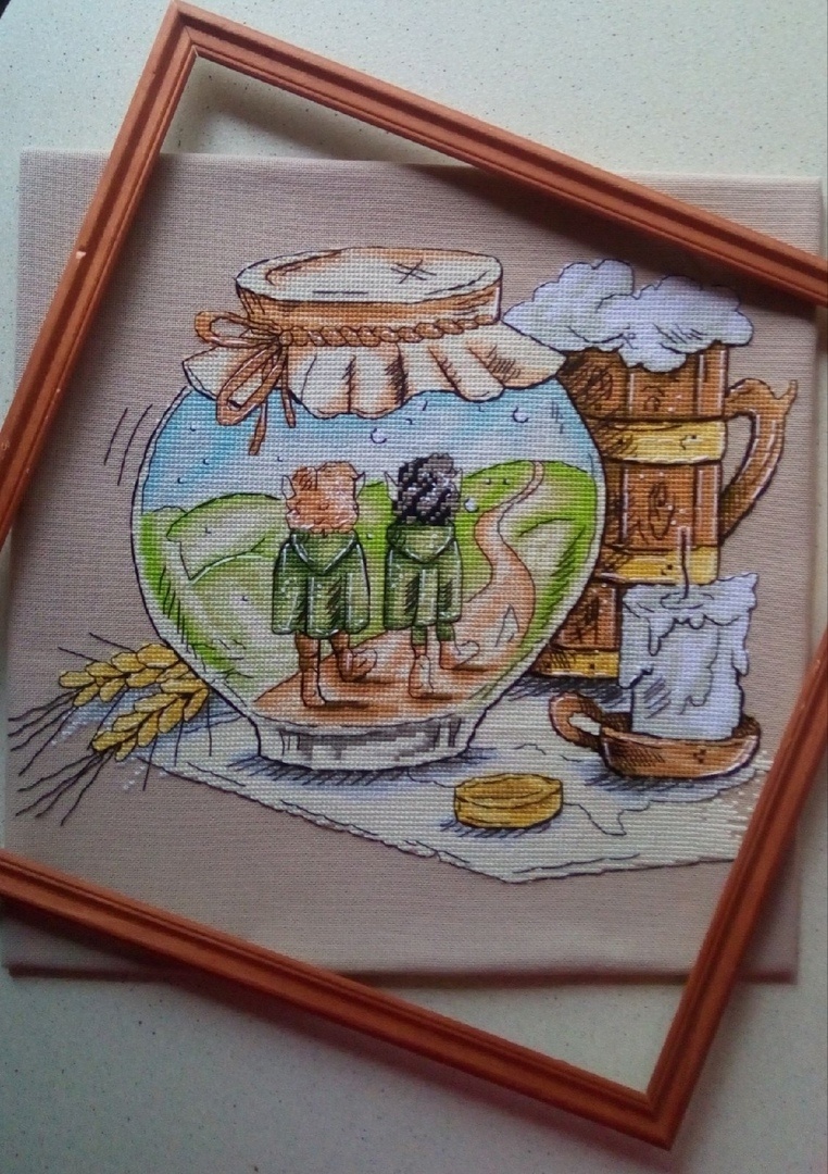 Hobbit Valley Jar Cross Stitch Pattern фото 2