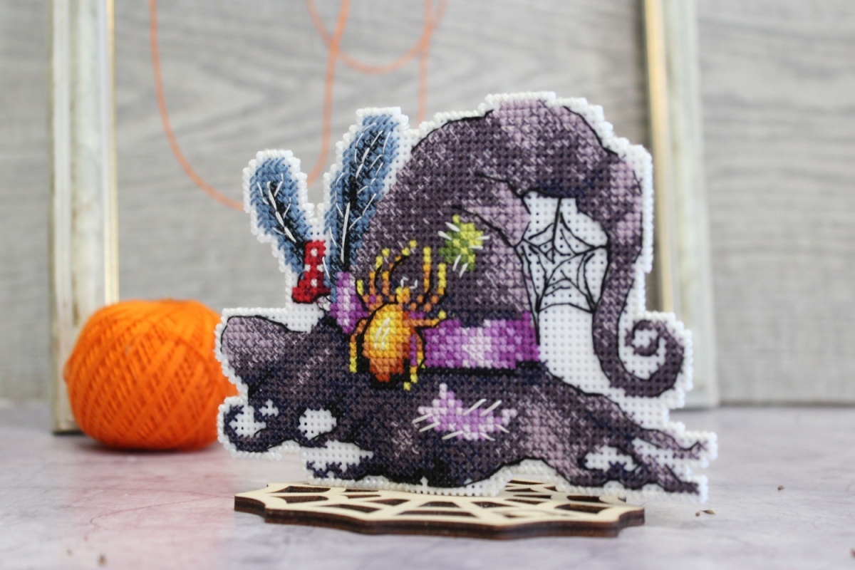 Witch Hat Cross Stitch Kit фото 2