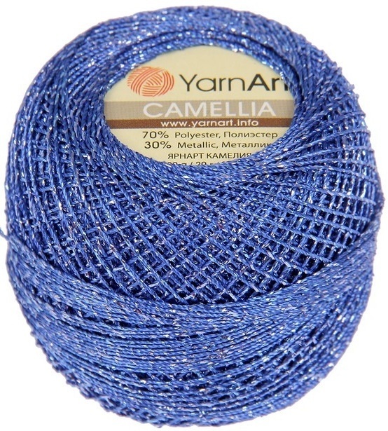 YarnArt Camellia 70% polyester, 30% metallic, 10 Skein Value Pack, 250g фото 19