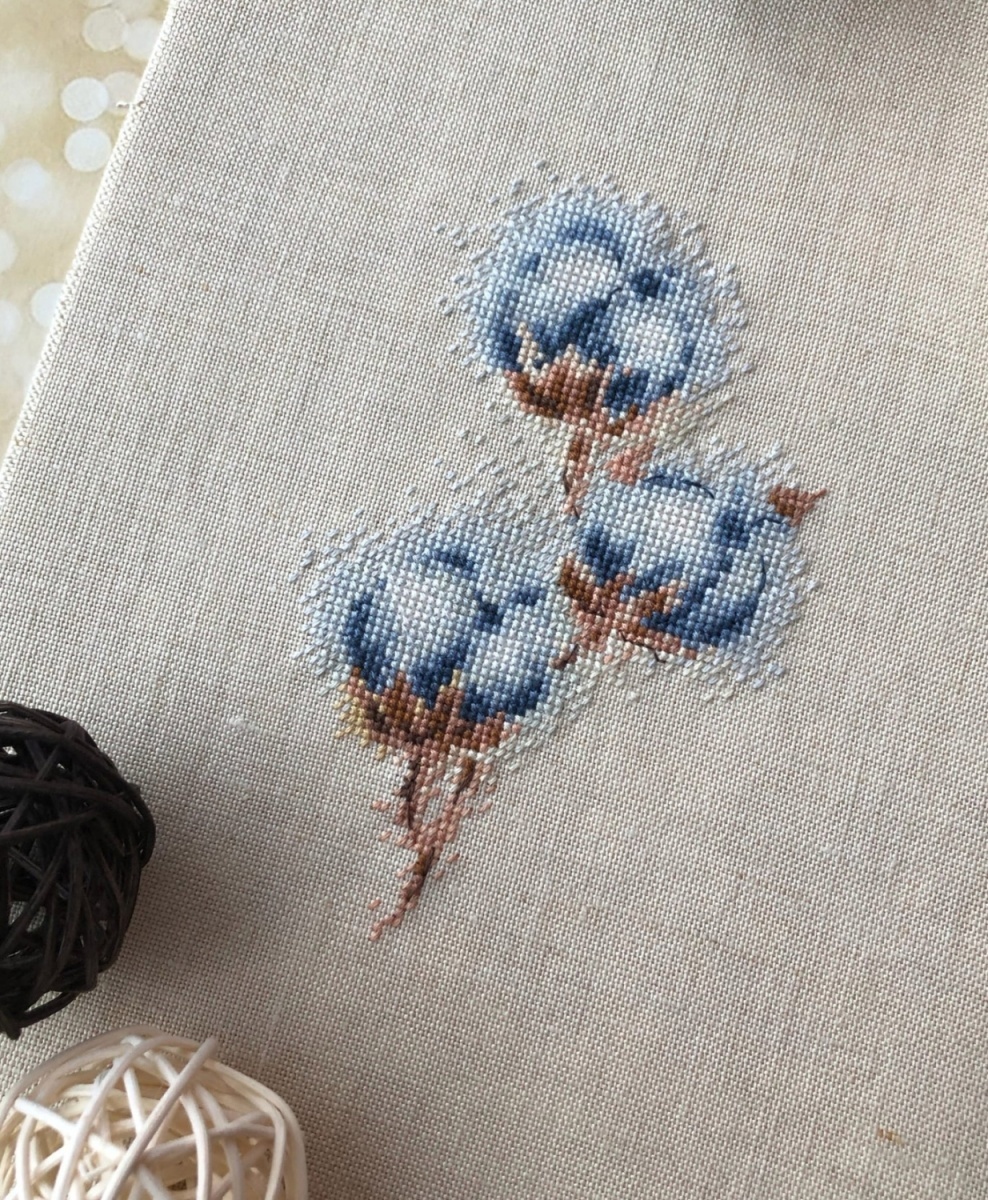 Cotton Plant Cross Stitch Pattern фото 6