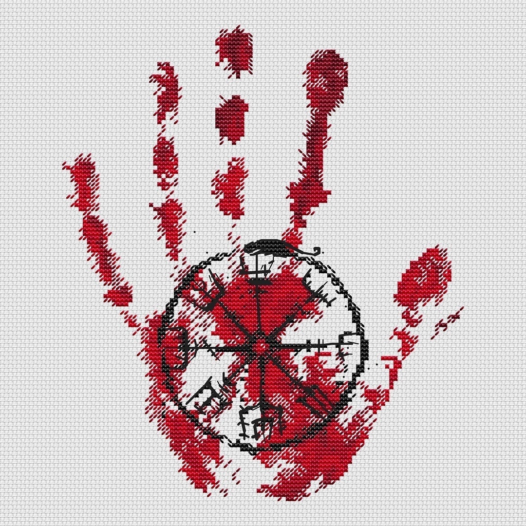 The Hand of Fate Cross Stitch Pattern фото 1