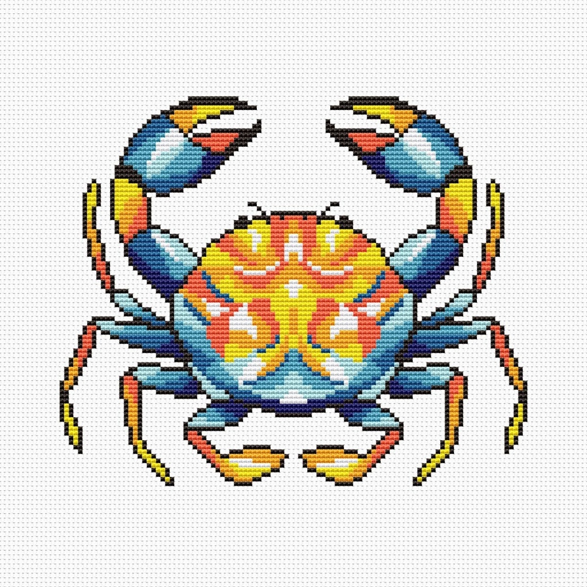 Crab Cross Stitch Pattern фото 1