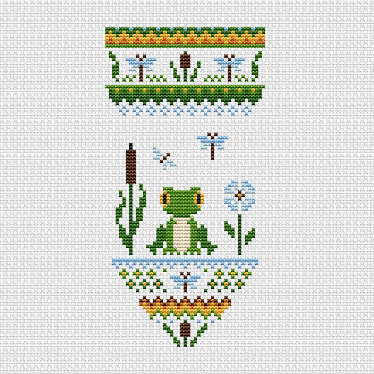 Once in a Swamp Cross Stitch Pattern фото 2
