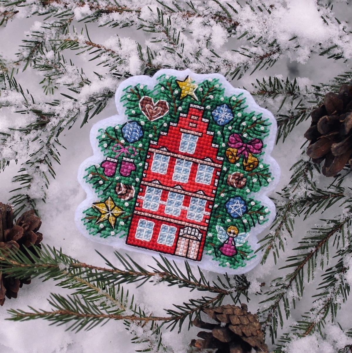 Holland. Winter Cross Stitch Pattern фото 3