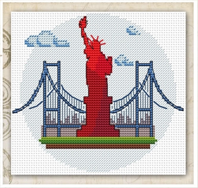 New York Cross Stitch Pattern фото 2