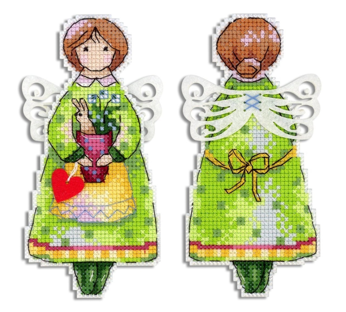 Spring Angel Cross Stitch Kit фото 1