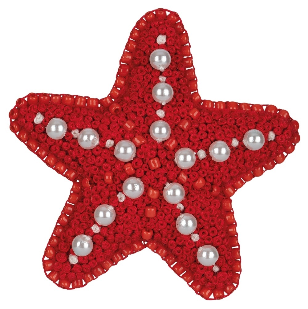 Brooch. Starfish Bead Embroidery Kit фото 1