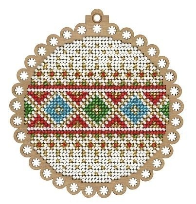 New Year's Celebration Bead Embroidery Kit фото 1