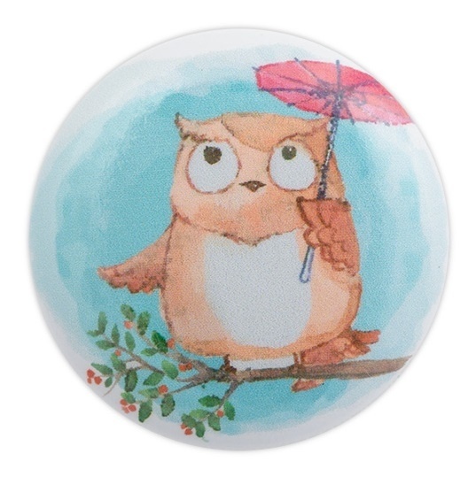 Magnetic Needle Minder №39 Owl with Umbrella фото 2