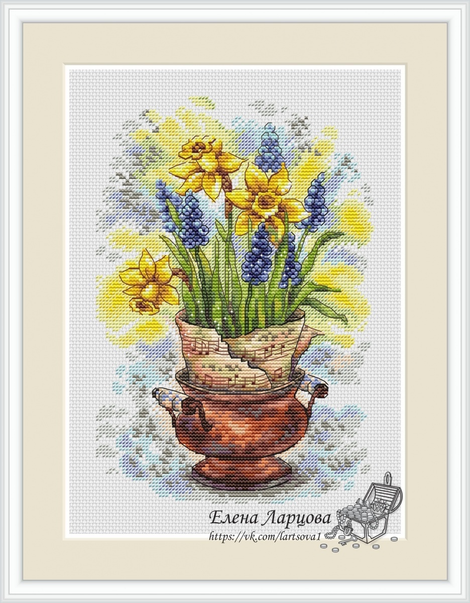 Melody of the Spring Cross Stitch Pattern фото 1