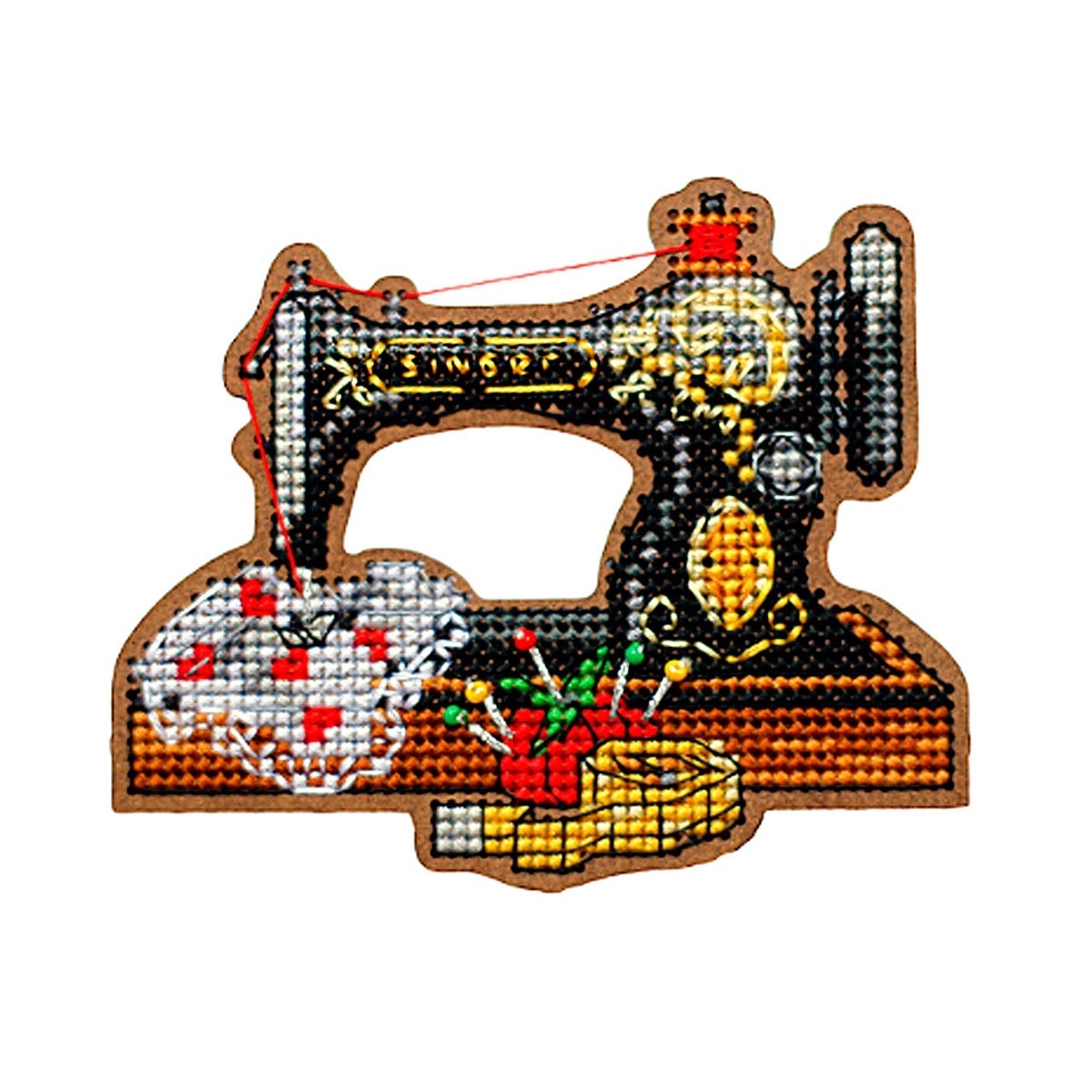 Sewing Machine Original Magnet Cross Stitch Kit фото 1
