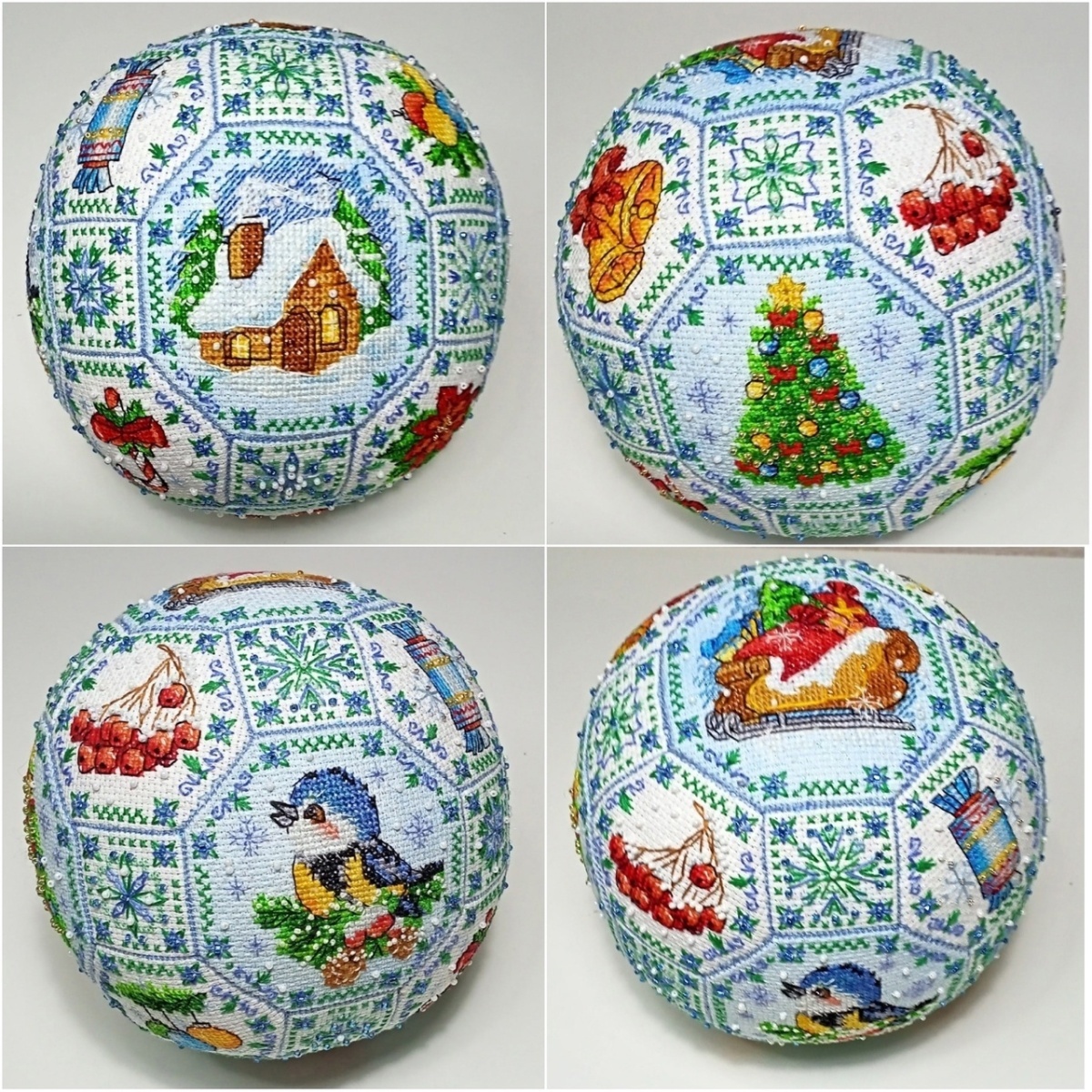 A Christmas Ball Cross Stitch Pattern фото 4